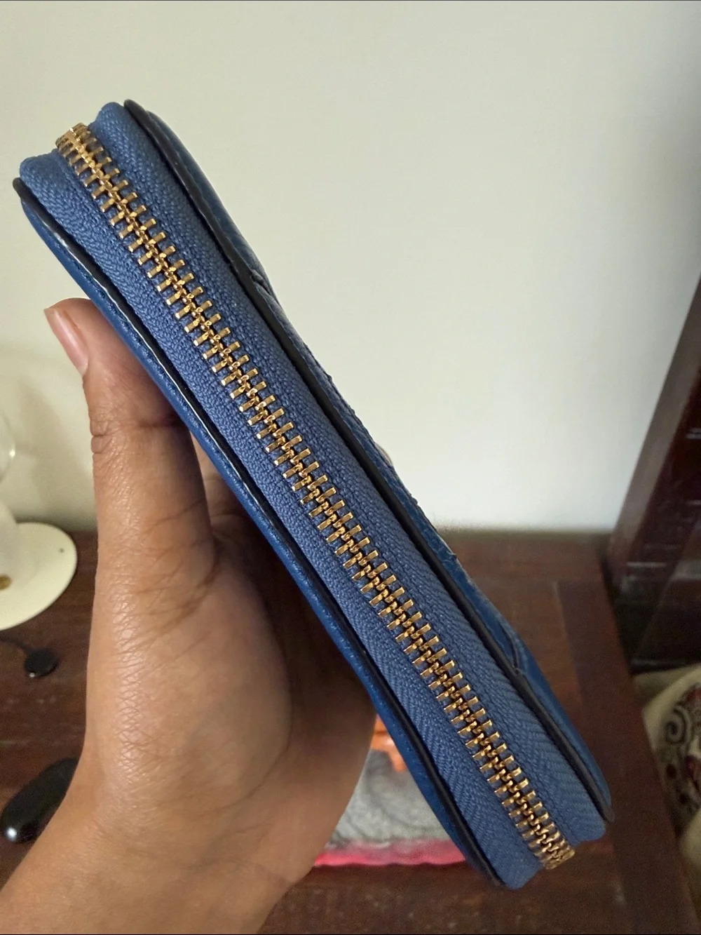 Tory Burch compact wristlet